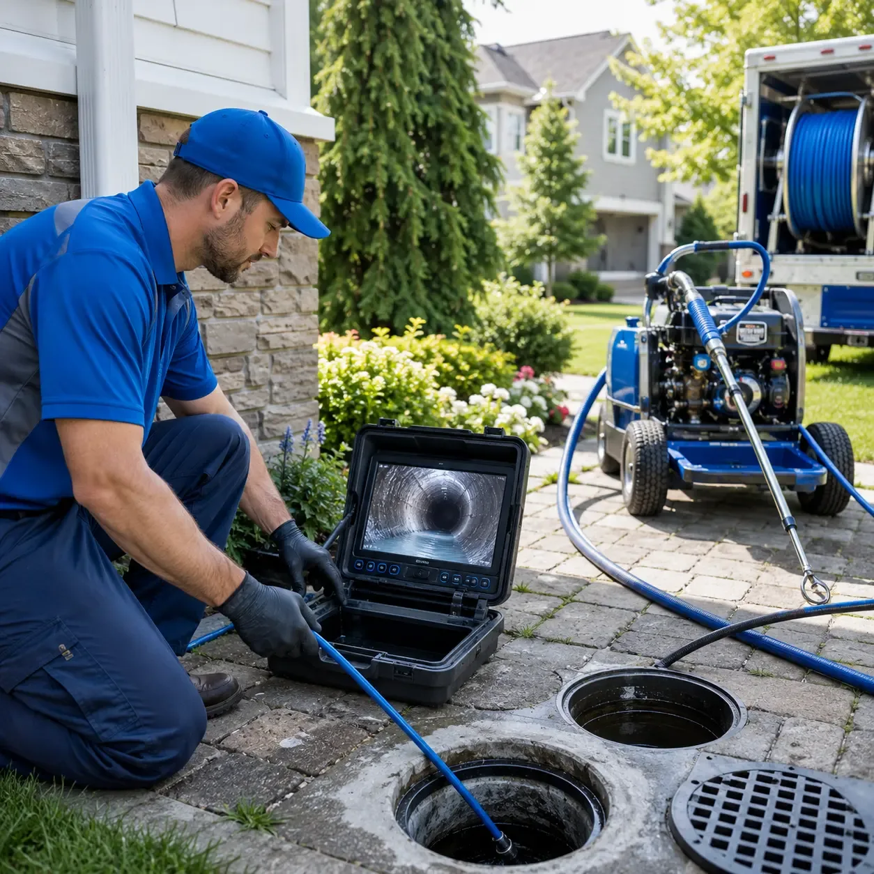 Outdoor drain cleaning professionals serving Durango, IA
